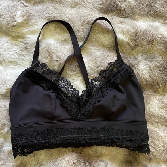 SAVAGE X FENTY- black lace bralette- size small - Picture 3 of 6